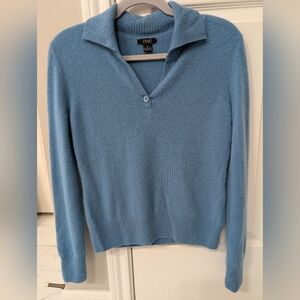 Privé Blue Cashmere Sweater